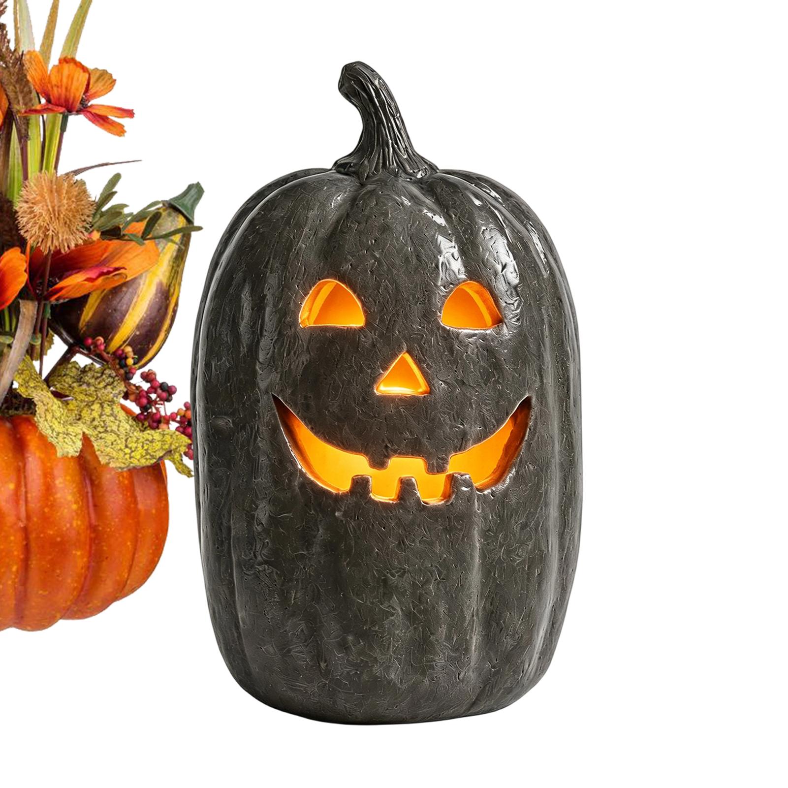 Pumpkin Lantern Halloween - Хэллоуинский тыквенный фонарь из смолы, ручной