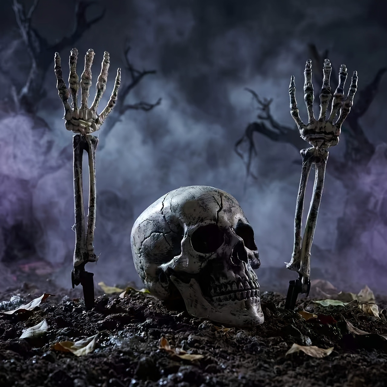 Halloween Skeleton Decoration - Набор из 3 предметов для украшения