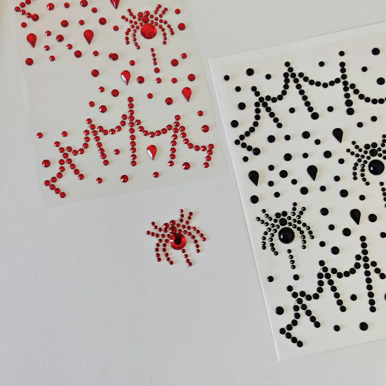 Halloween Party Supplies - Наклейки для Хэллоуина: блестящие стразы для