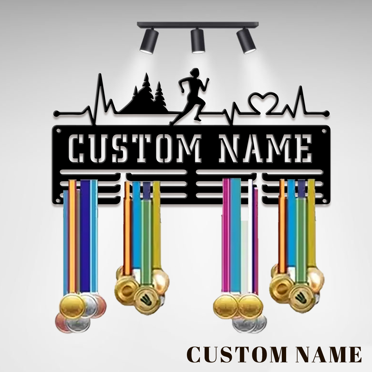 Halloween Party Supplies - Подставка для металлических медалей Custom Marathon