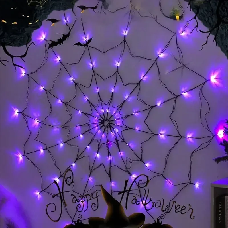 Гирлянда-паутина на Хэллоуин,  – обзор и цена Spider Web Halloween Decoration