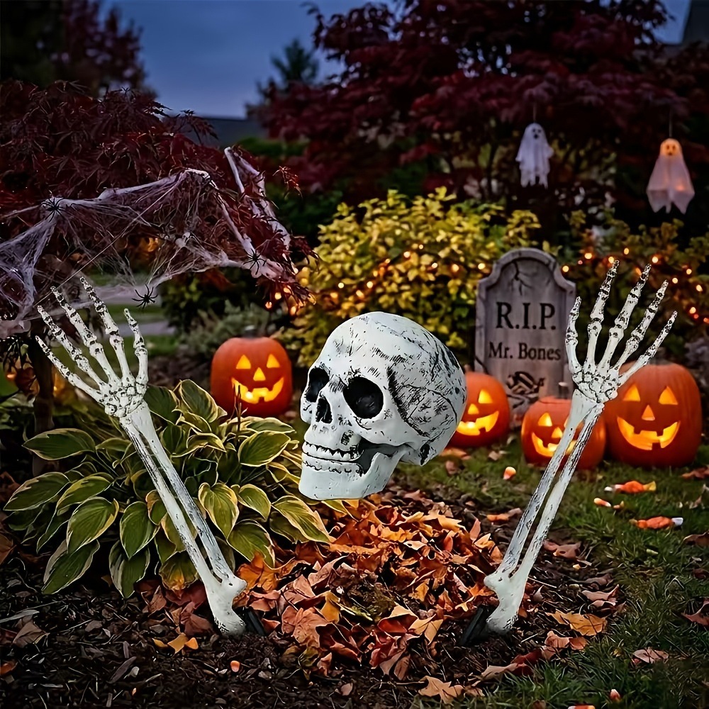 Набор из 3 предметов для украш – обзор и цена Halloween Skeleton Decoration
