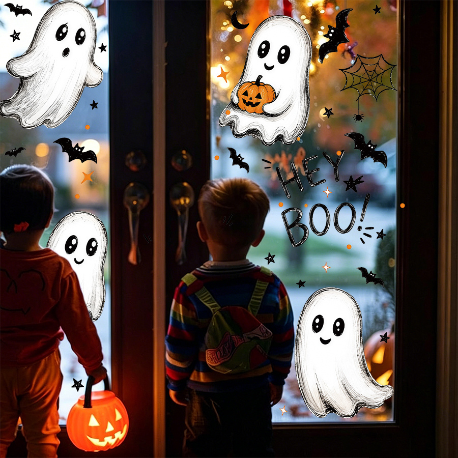 3 шт. наклеек на окна для Хэлл – обзор и цена Spider Web Halloween Decoration