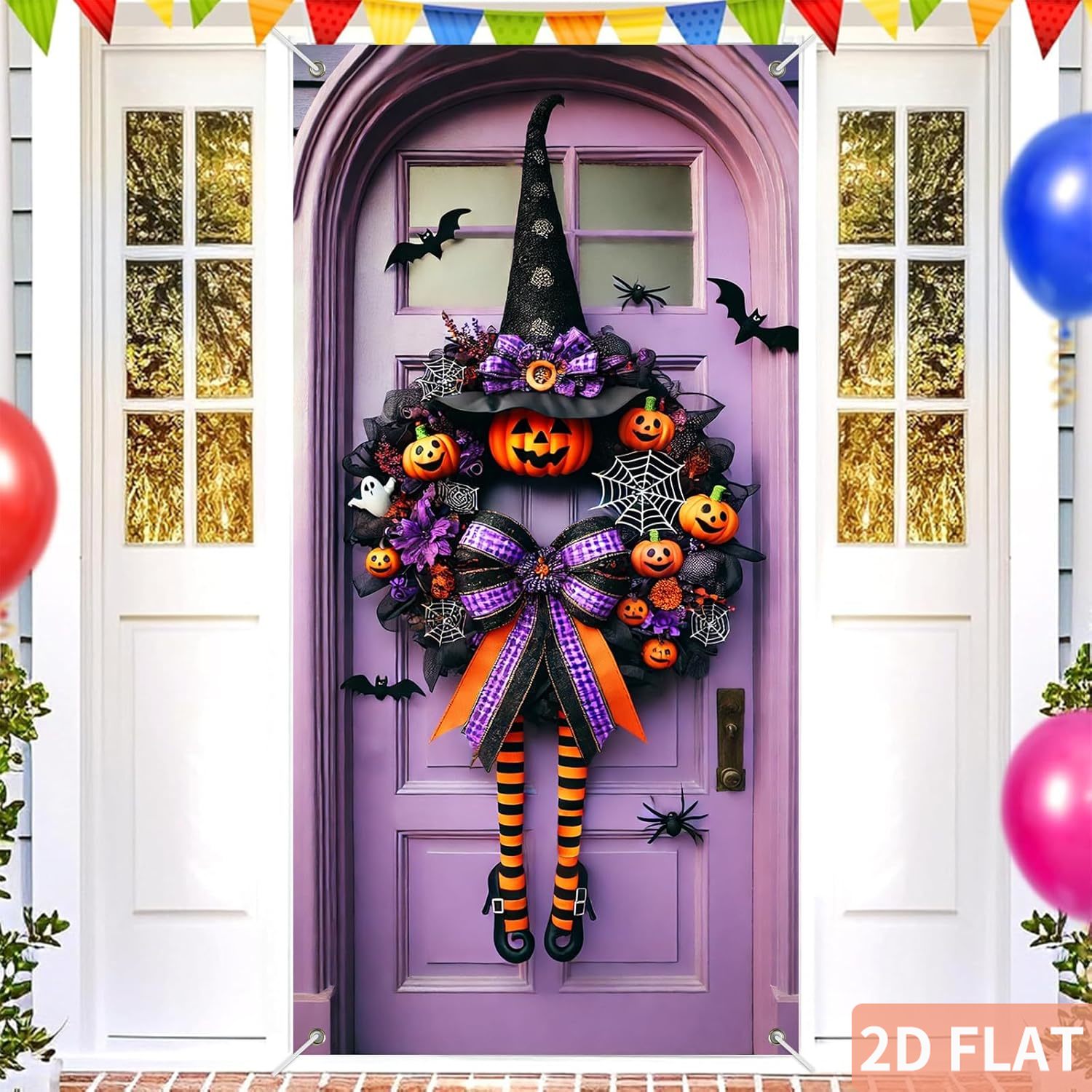 Венок на дверь в стиле Хэллоуи – обзор и цена Spider Web Halloween Decoration
