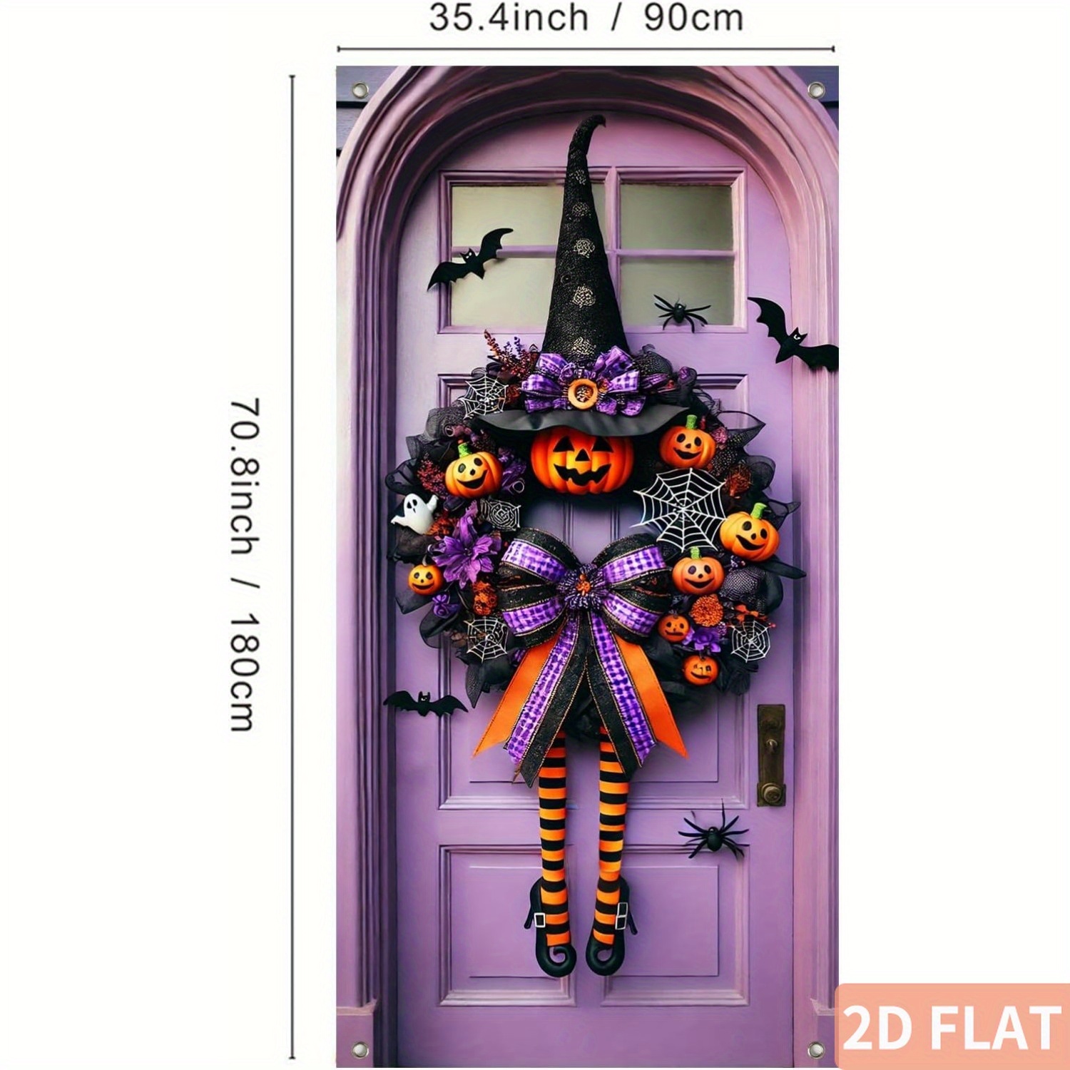 Венок на дверь в стиле Хэллоуи – обзор и цена Spider Web Halloween Decoration