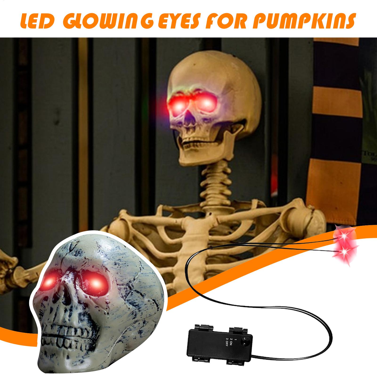 Светодиодные глаза для Хэллоуи – обзор и цена Halloween Pumpkin Decor Led