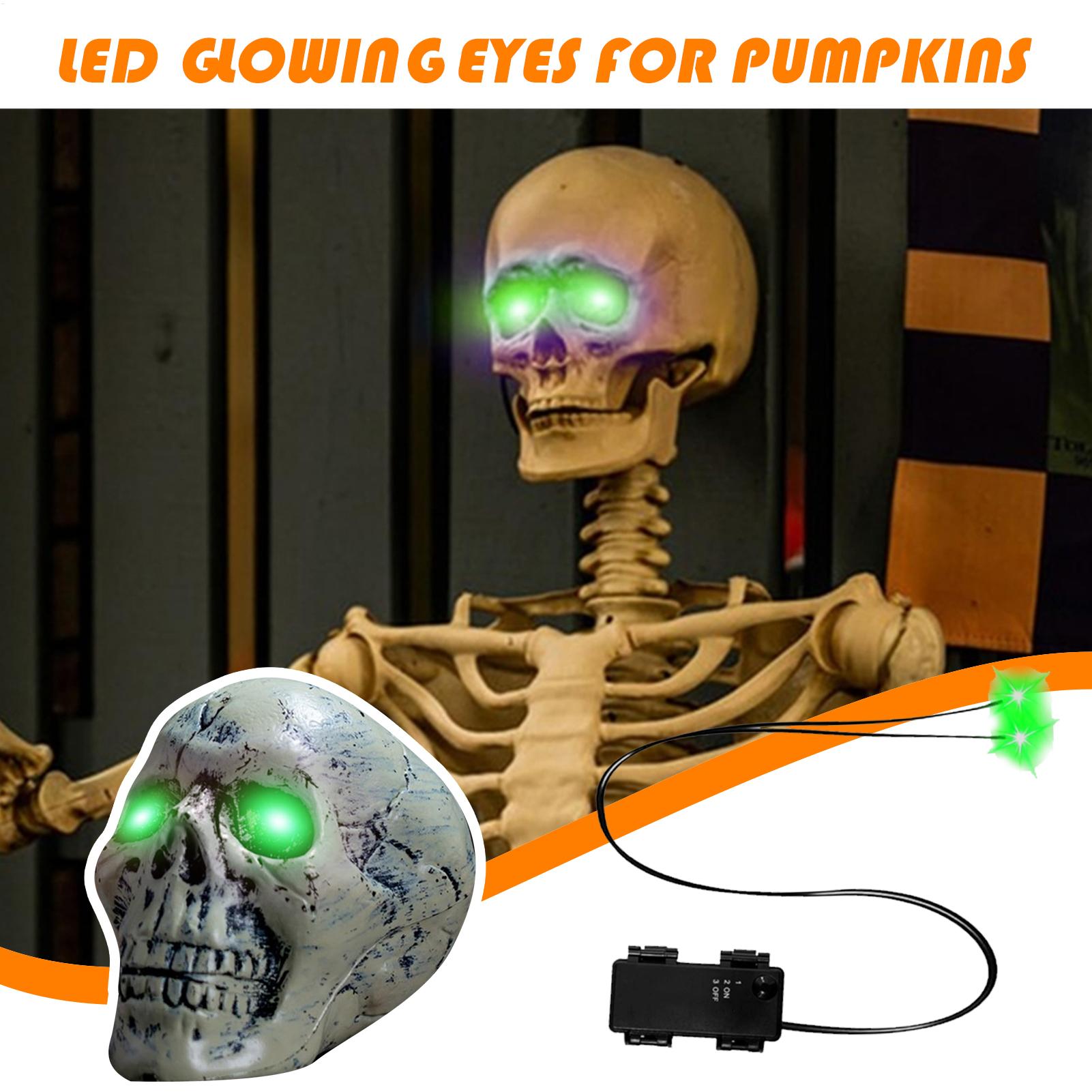 Светодиодные глаза для Хэллоуи – обзор и цена Halloween Pumpkin Decor Led