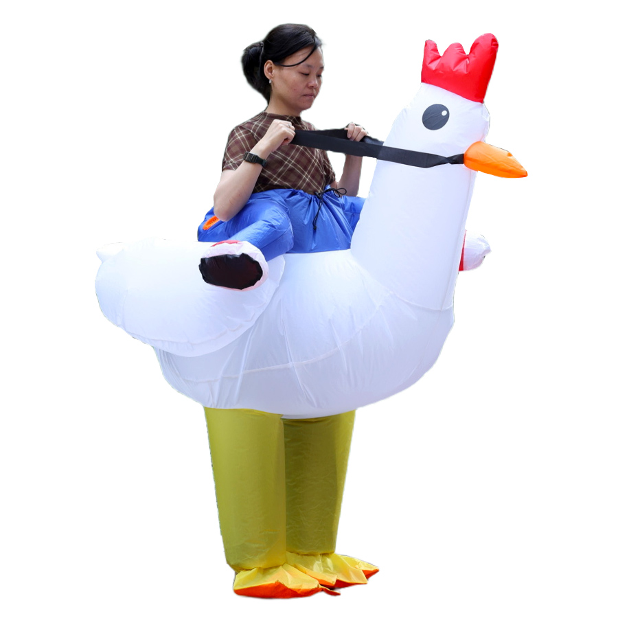 Надувной костюм в виде курицы  – обзор и цена Halloween Costume Adult