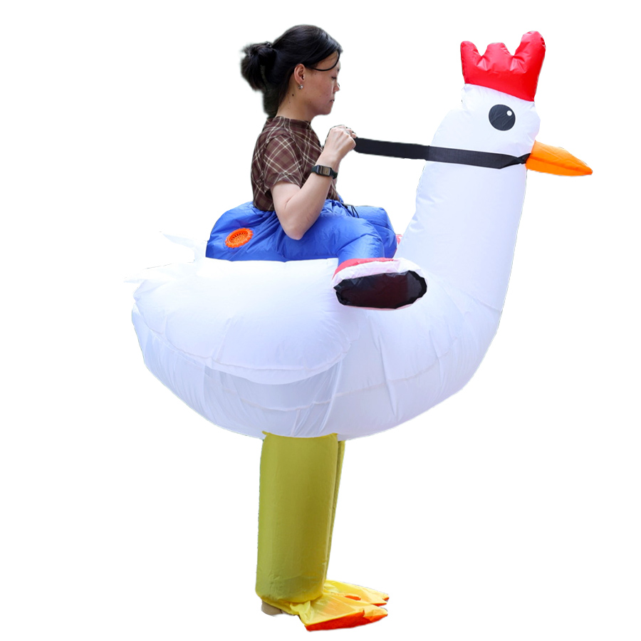Надувной костюм в виде курицы  – обзор и цена Halloween Costume Adult