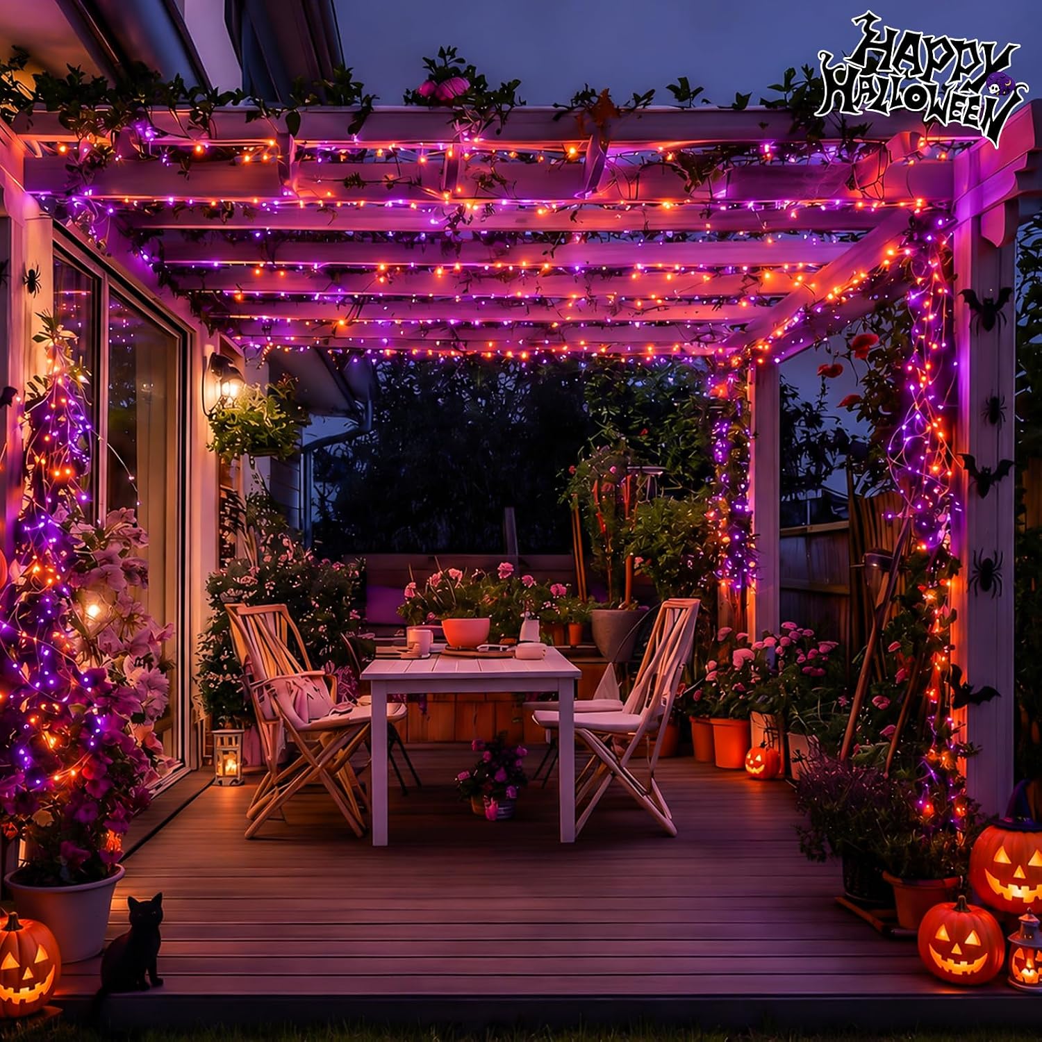 Солнечные гирлянды на медной п – обзор и цена Halloween Led String Lights Orange
