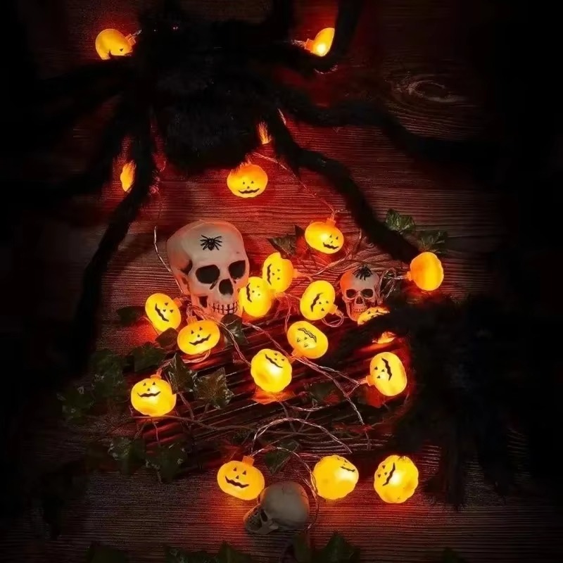 Светодиодная гирлянда в виде т – обзор и цена Halloween Pumpkin Decor Led