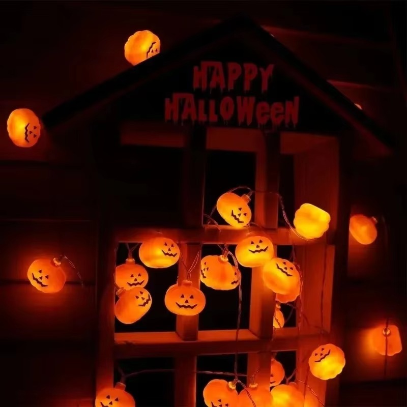 Светодиодная гирлянда в виде т – обзор и цена Halloween Pumpkin Decor Led