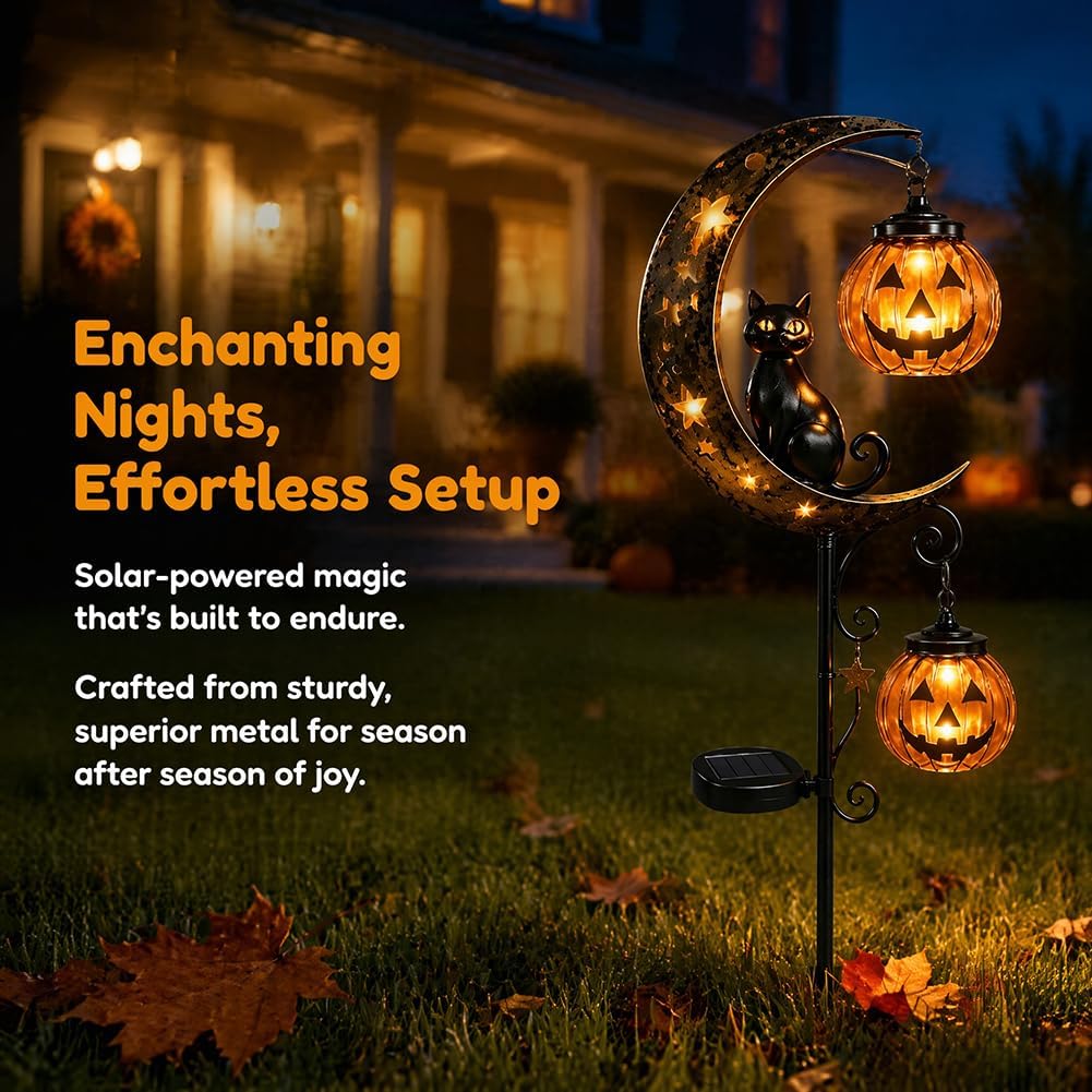 Солнечный садовый светильник н – обзор и цена Halloween Pumpkin Decor Led