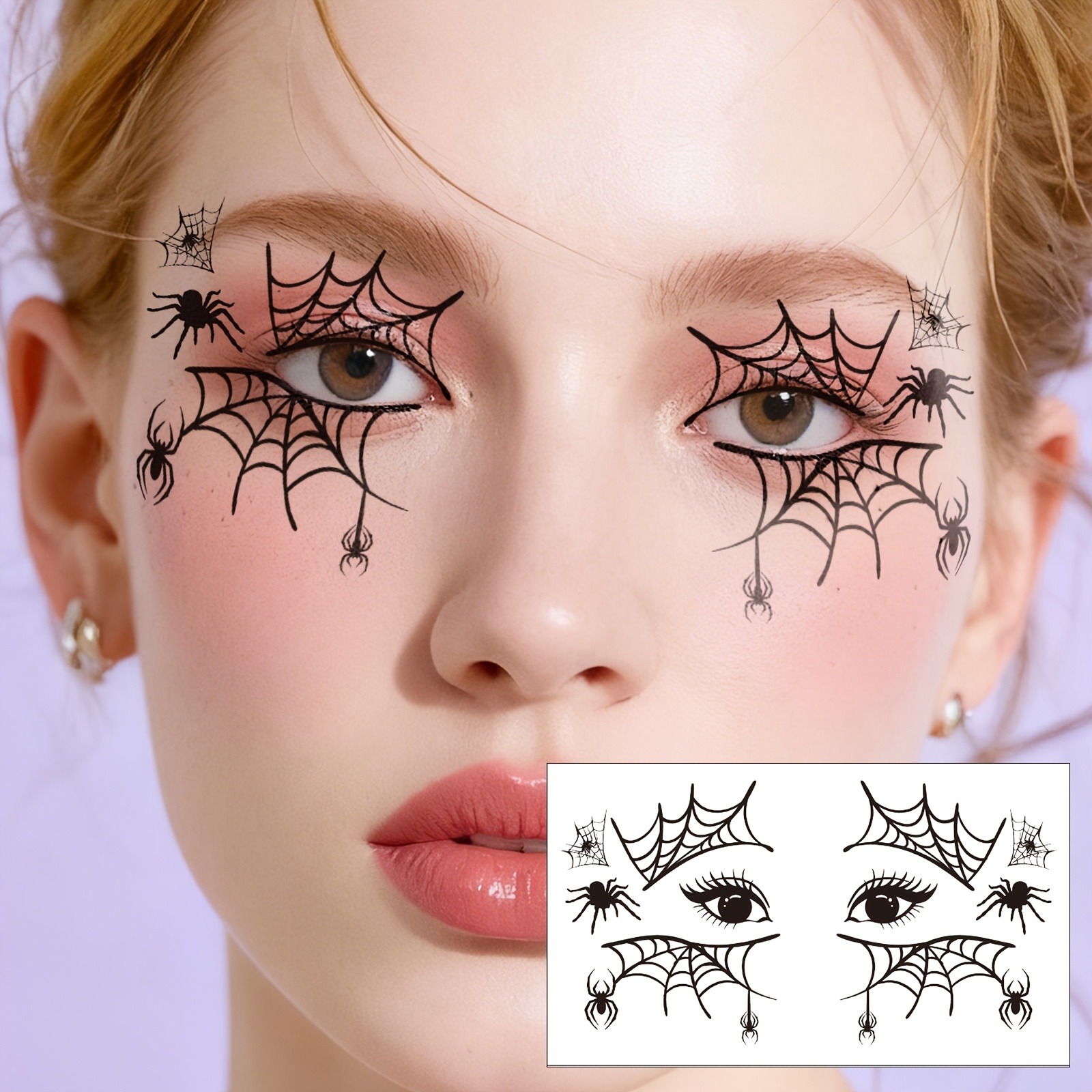 10 штук наклеек с изображением – обзор и цена Spider Web Halloween Decoration