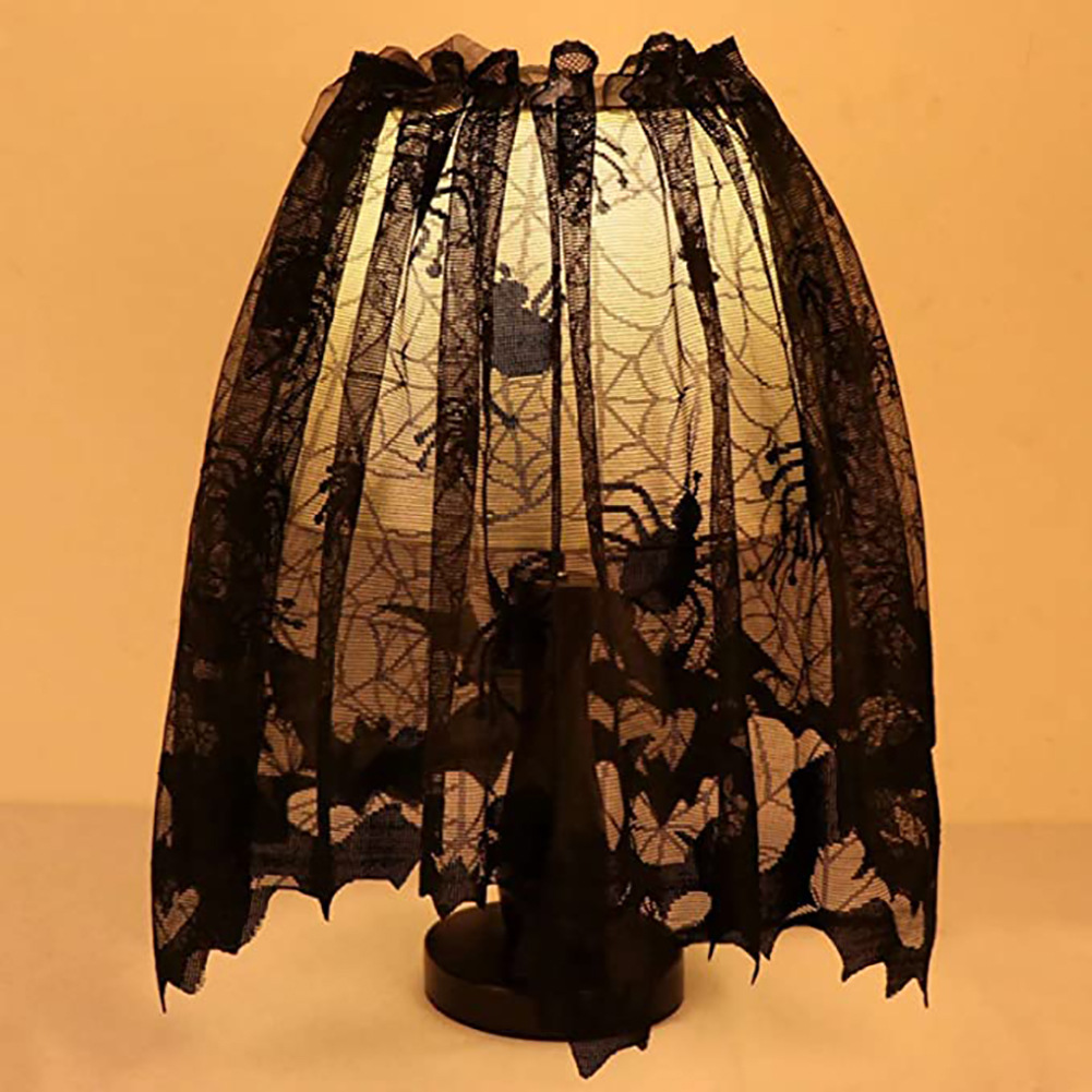 Хэллоуинский декор из черного  – обзор и цена Spider Web Halloween Decoration