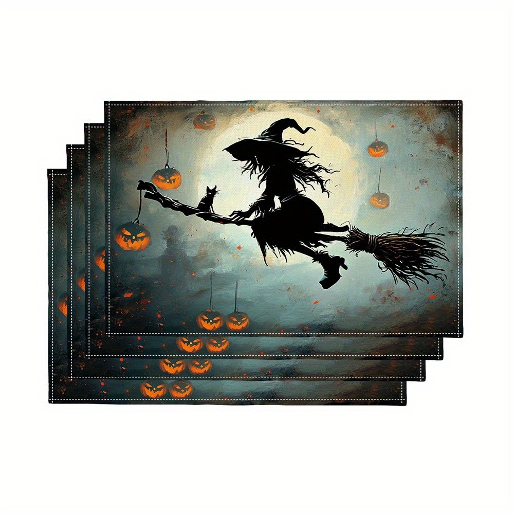 Набор из 4-х жутких салфеток д – обзор и цена Pumpkin Lantern Halloween