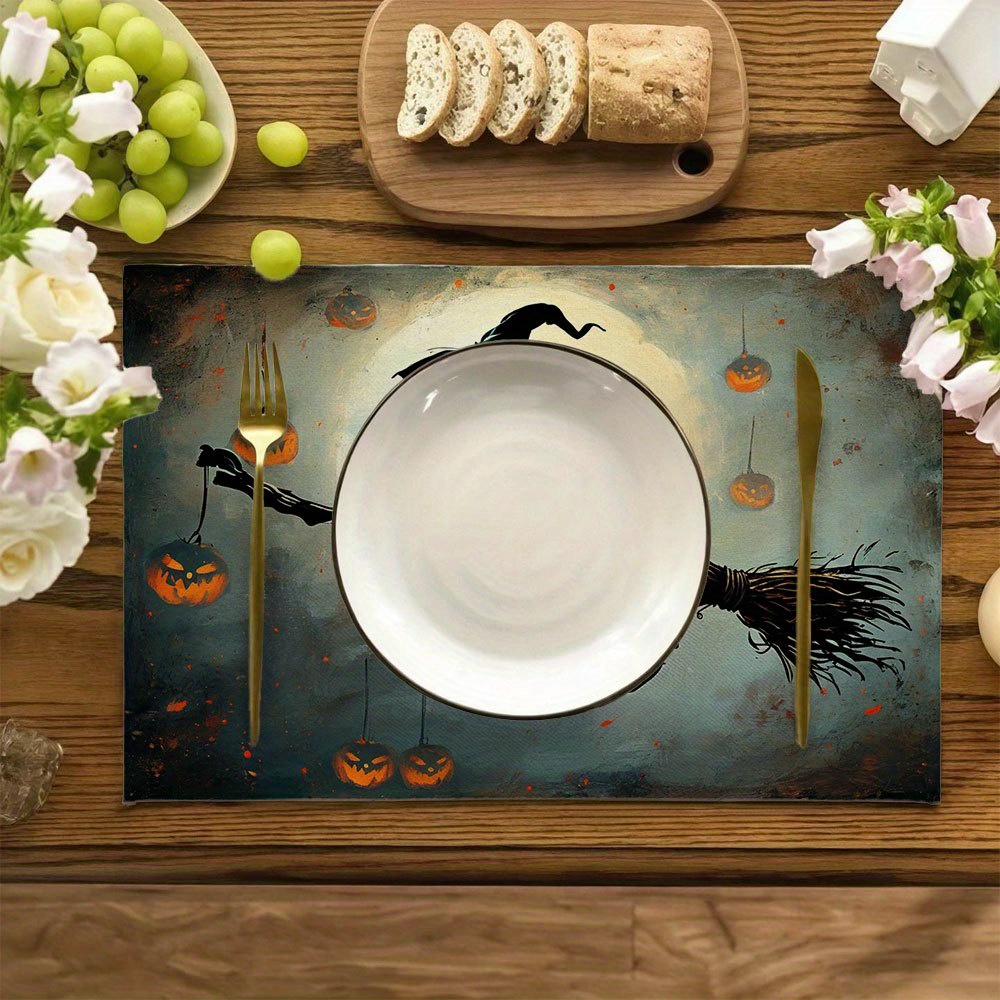 Набор из 4-х жутких салфеток д – обзор и цена Pumpkin Lantern Halloween