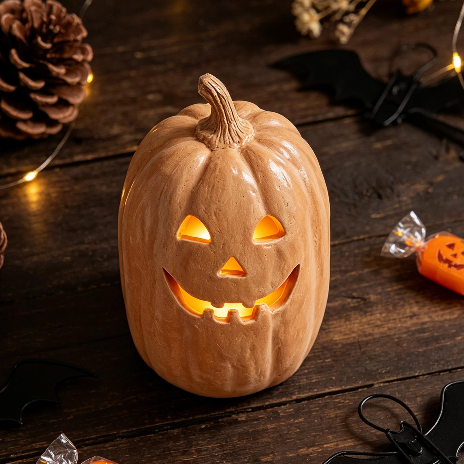 Декоративные тыквенные фонари  – обзор и цена Pumpkin Lantern Halloween
