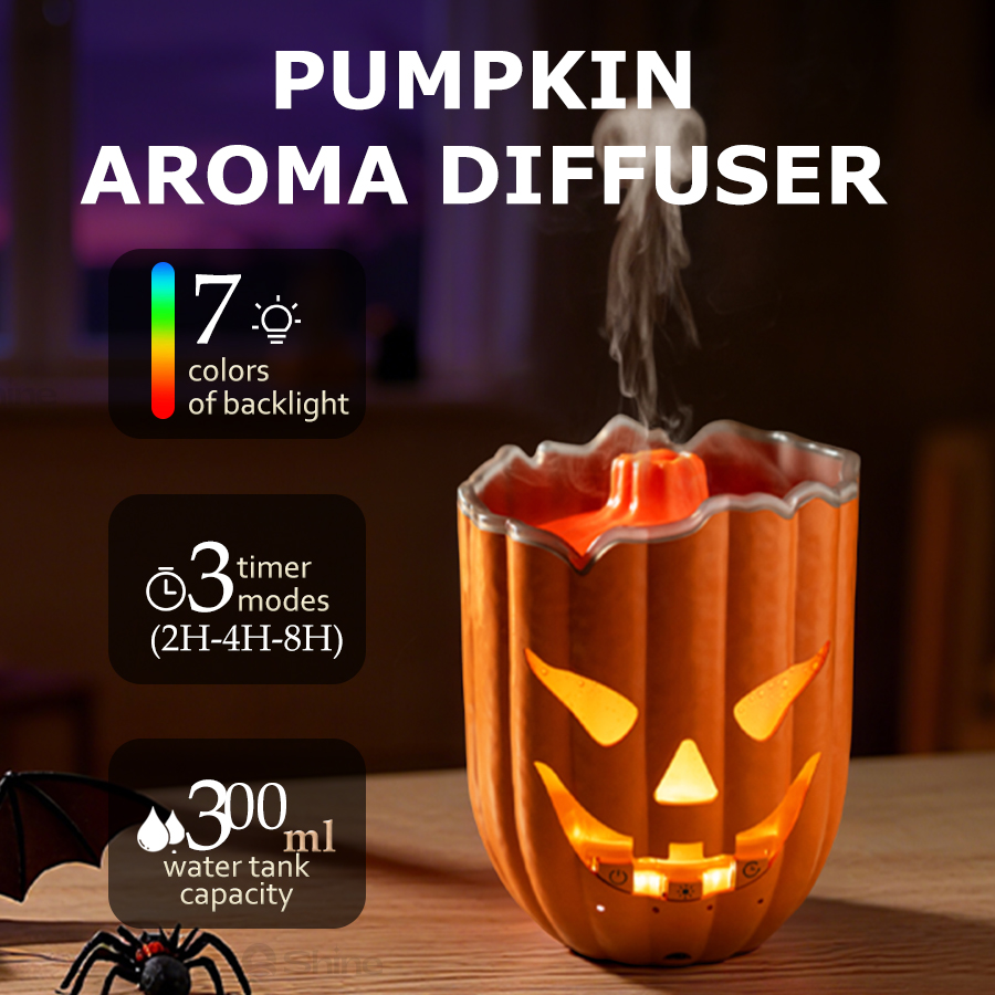 Увлажнитель воздуха в форме ты – обзор и цена Halloween Pumpkin Decor Led