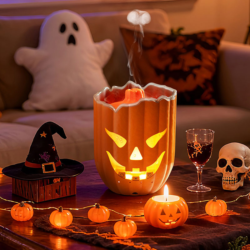 Увлажнитель воздуха в форме ты – обзор и цена Halloween Pumpkin Decor Led