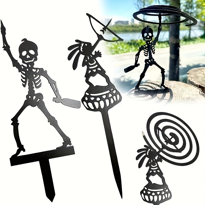 2D 1 шт. Металлическая портати – обзор и цена Halloween Skeleton Decoration